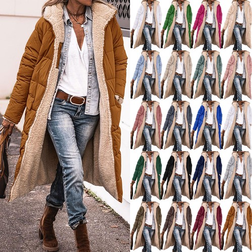 Ladies long coats fleece - ladies,