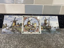 Vintage Delft Handpainted