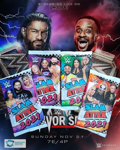 2021 topps wwe - 2021, slam