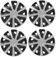 FIT NISSAN PRIMASTAR DEEP DISH WHEEL TRIMS COVER BLACK SILVER HUB CAPS 16" INCH
