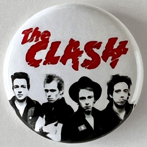 The clash band button - clash,