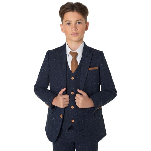 Boys navy tweed suit - suit,,