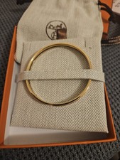 Hermès Bangle Uni Bracelet Blanc size small Preowned Excellent Condition