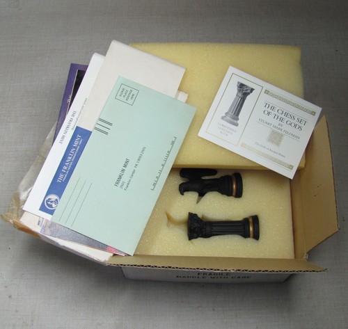 Franklin mint chess set - set, the