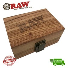 RAW Wood Rolling Stash Gift Box Classic Magnetic Divider Storage Box Gift