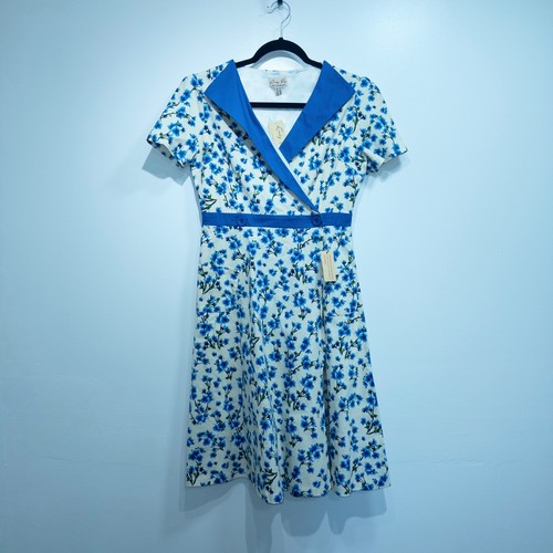 Lindy bop blue blossom floral - lindy,