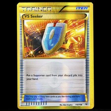 VS Seeker 110/108 Gold Secret Holo Rare Roaring Skies Pokemon Card XY