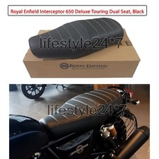 Royal Enfield "Deluxe Touring Dual Seat Black" For Interceptor 650