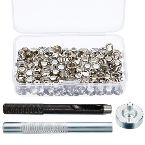 Grommet eyelets tool kit 16 - grommet, 3/16