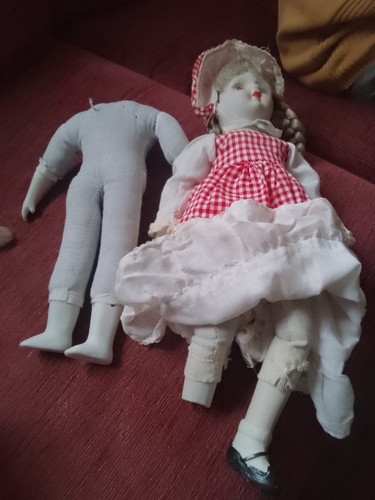Vintage bisque porcelain - vintage, dolls