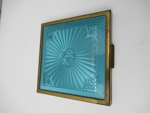 Vintage guilloche enamel - vintage,