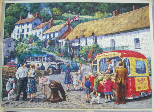 Happy days lynmouth jigsaw - happy,