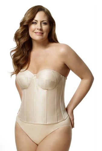 Elila 6420 longline bra nude - elila,