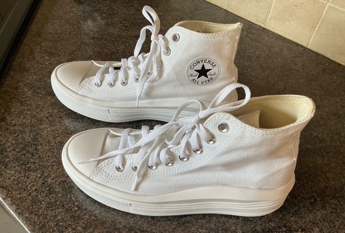 Converse move high white wedge - move,