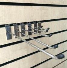 100x 45 DEGREE SLATWALL HOOKS