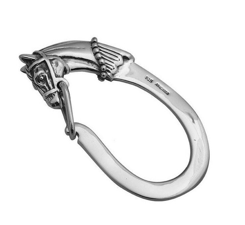 Horse keyring victorian style - keyring,