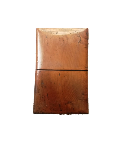 Vintage polished walnut cigar - walnut,