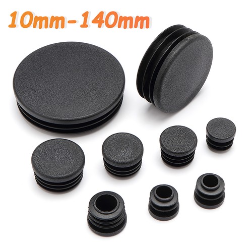 Round plastic black blanking - plastic,