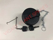 FUEL FILLER CAP JCB Part No. 400/Y6593 (same as 333/C0880, 332/F4780) - 3CX, 4CX