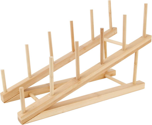 Bamboo wooden dish rack - bamboo,