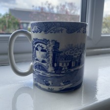 Spode Blue Italian Coffee Mug