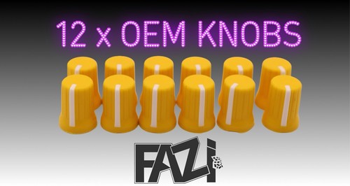 Yellow oem knobs - 12,