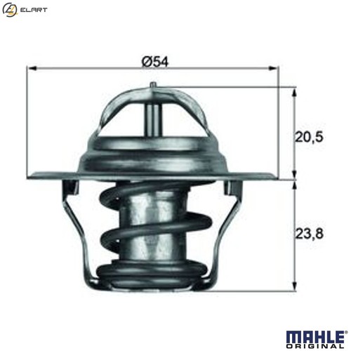 Thermostat coolant 80d - thermostat, 14