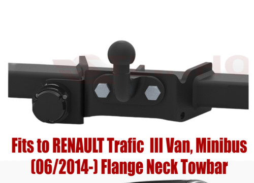 Flange neck tow bar for - tow,