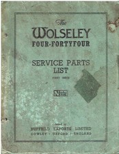 WOLSELEY 4/44 FOUR FORTY-FOUR