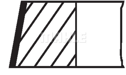 Piston ring kit - piston,