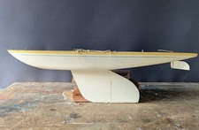 vintage Bowman model racing pond yacht, like Star yacht 