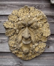 Green Man wall plaque Oak King