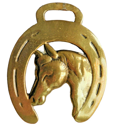 Traditional horse brass head - traditional,