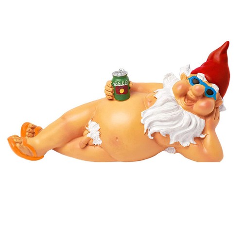 1pair nudist garden gnome - 1pair,
