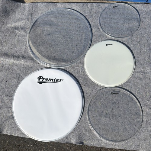 Premier bass drum heads - 5,
