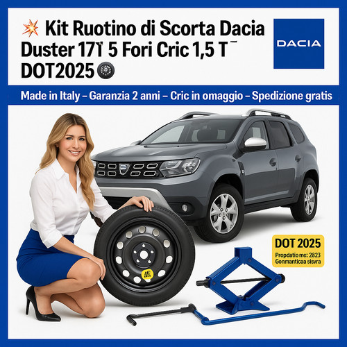 Spare wheel kit - spare, dacia