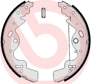 Brembo 506 brake shoe set - brembo,