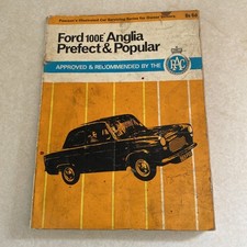 Ford 100E Anglia Prefect & Popular Car Servicing Book for Owner Driver 1966