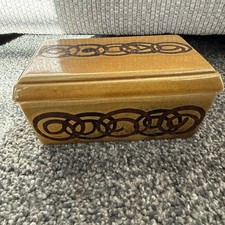 Vintage Pottery Lidded Butter