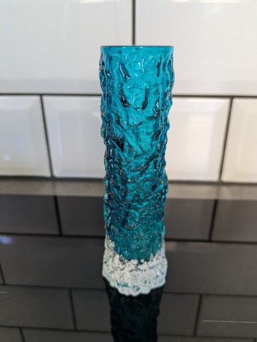 Whitefriars finger bark vase - whitefriars,
