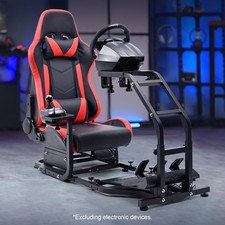 Dardoo Racing Sim Cockpit Con Sedile A Doppio Scorrimento Per Logitech G29 G920