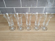 Five Sherry Schooners  Glasses