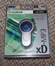 2004 FUJIFILM xD-MP3 PLAYER AND XD MEMORY CARD READER USB BRAND NEW SEALED