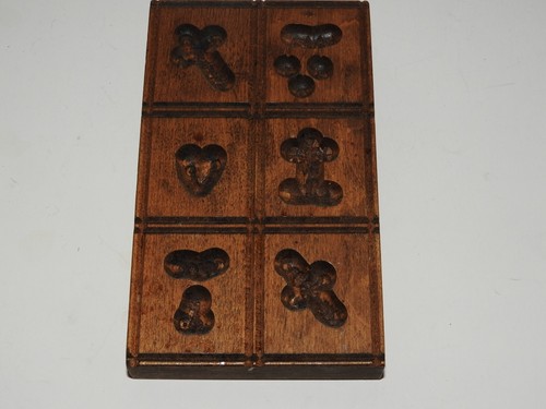 Wooden butter mold - wooden, various