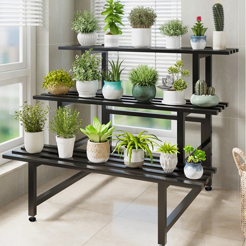 Tier wooden plant stand - tier,