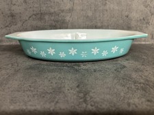 Pyrex Snowflake Turquoise 1.5