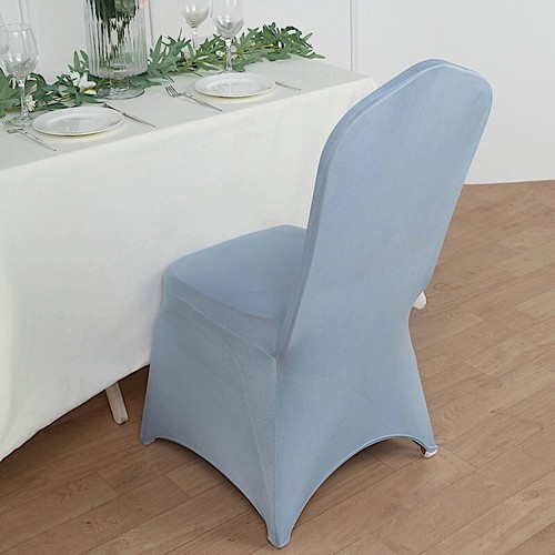 Dusty blue spandex fitted - 10,