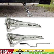 2PCS Caravan Corner Steady Jack Leg (Galvanised Trailer Steadies Heavy Duty)