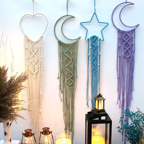 Macrame handmade moon - macrame,
