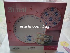 Disney Stitch Cherry's 12 Piece Dinner Set